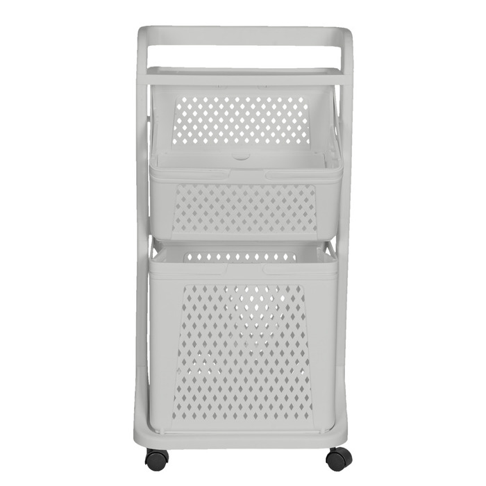 Plasttrolley m/aftagelige kurve - REN